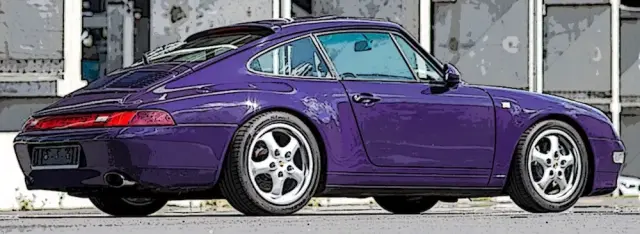 [予約] ヴィジョン 1/43 ポルシェ 911 (993) カレラ 1994 アマランスバイオレット (限定50台)　VM150G