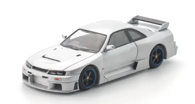 [予約] ワークスモデル 1/64 ニッサン R33 LM シルバー　W640005