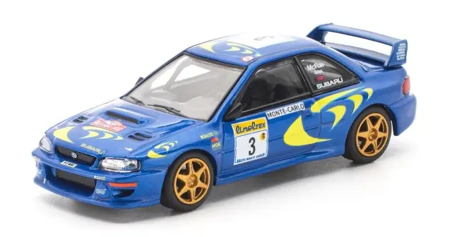 [予約] ワークスモデル 1/64 スバル インプレッサ WRC 1997 モンテカルロ コリン・マクレー　W640007