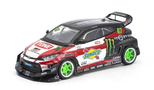 予約] ワークスモデル 1/64 パンデム トヨタ GRヤリス 斎藤太吾