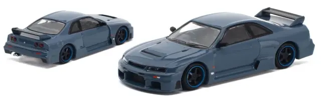 [予約] ワークスモデル 1/64 ニッサン R33 LM ステルスグレー　W640044