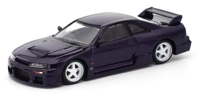 [予約] ワークスモデル 1/64 ニッサン R33 LM ミッドナイトパープル　W640045