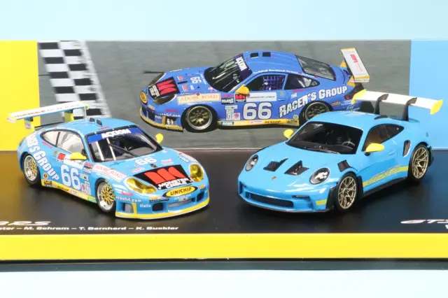 ポルシェディーラー特注PMA 1/43 ポルシェ 911 GT3 RS 996 & 992 2台セット WAP0205120SGT3