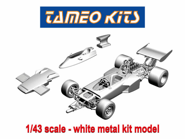 タメオ 1/43 メタルキット ロータス 72D イタリアGP 1972 E.フィッティパルディ フルディティール　WCT072