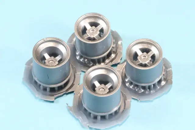Wheel Mania(ホイールマニア) 1/24 13インチ GRD 72S ホイールセット  シルバー塗装済み　WM-P011
