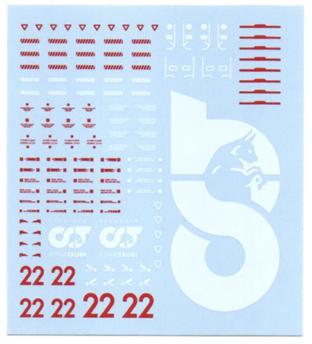 ウイングモデル アルファタウリ 汎用デカール 1/144 B社推奨　WMD14401