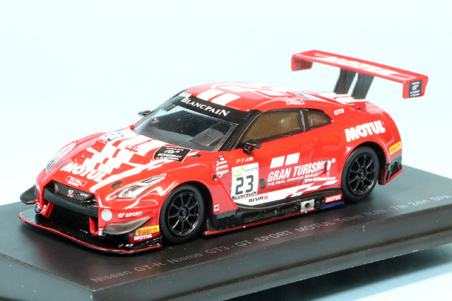 スパーク 1/64 ニッサン GT-R R35 GT3 GT SPORT MOTUL Team RJN スパ 24h 2018 No.23　Y128