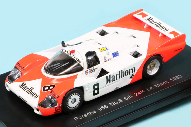 スパーク 1/64 ポルシェ 956 ルマン 24h 1983 6th No.8 デカール加工品　Y179S