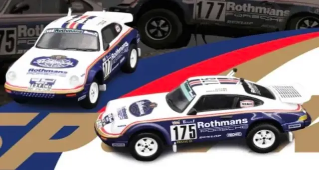 予約] MINI-GT 1/64 ポルシェ 911 ダカール No.718