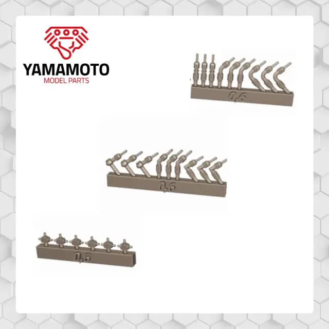 Yamamoto Model Parts コネクター&ジョイントセット 径 0.6mm　YMPTUN62