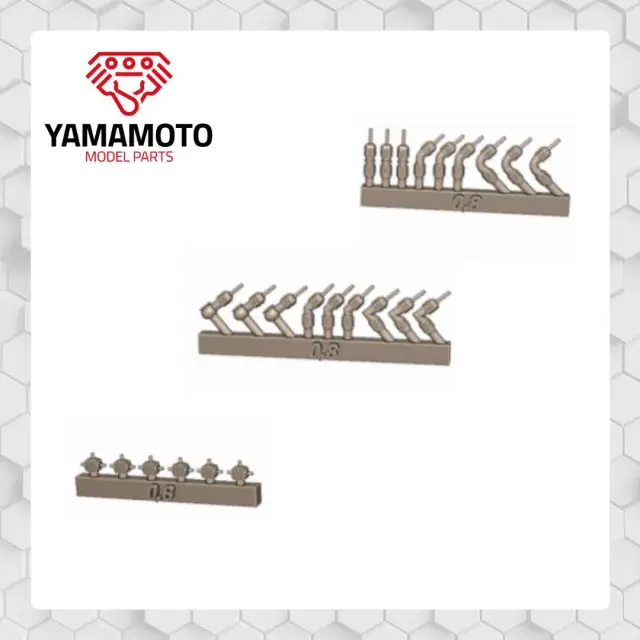 Yamamoto Model Parts コネクター&ジョイントセット 径 0.8mm YMPTUN63