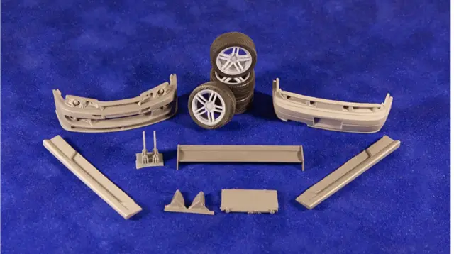 DecalShop 1/24 トランスキット ニッサン シルビア S14 240SX ワイルドスピード フジミ対応　YS24-042