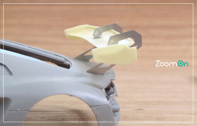 ZoomOn 1/24 アウディ R8 LMS Evo.2 リアウイングパーツセット Z123