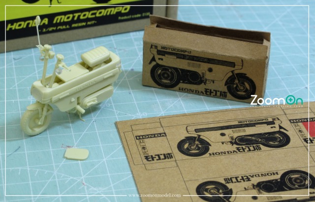 ZoomOn 1/24 フルキット 1/24 ホンダ モトコンポ Z135