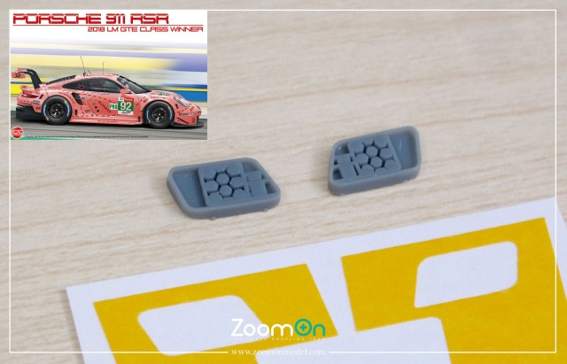 ZoomOn 1/24 ポルシェ 911 RSR フォグライトセット　Z179