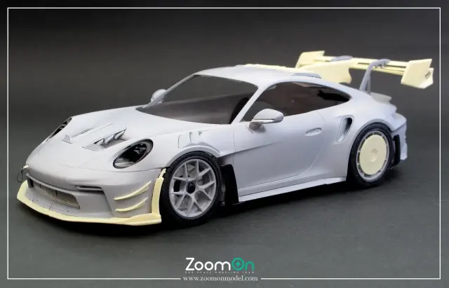 ZoomOn 1/24 トランスキット ポルシェ 911 GT3 RS MR 2025 パーツセット タミヤ対応 サイドロゴカラー選択品 Z202