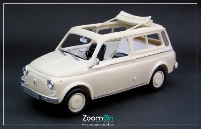 260718　ZoomOn 1/24 トランスキット フィアット 500 ジャルディニエラ パーツセット タミヤ対応　Z221