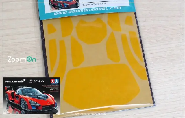 Zoom On 1/24 ウインドウマスキングシート マクラーレン セナ タミヤ対応　ZD235