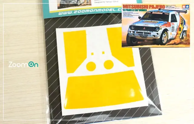 Zoom On 1/24ウインドウマスキングシート ミツビシ パジェロ 1992 タミヤ対応　ZD260