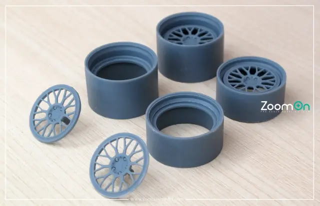 自動車模型セットとホイール Kyosho 1/43 トヨタ ランドクルーザー 250 ZX オプションホイール