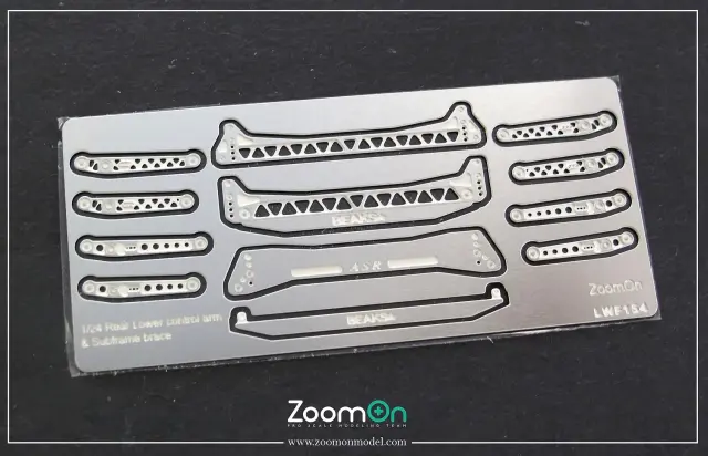ZoomOn 1/24 リアサブフレームブレース＆タンバー ZT06 ミニカー