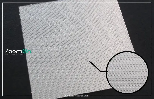 ZoomOn ハニカム（六角形）パターン タイプA メッシュ エッチング