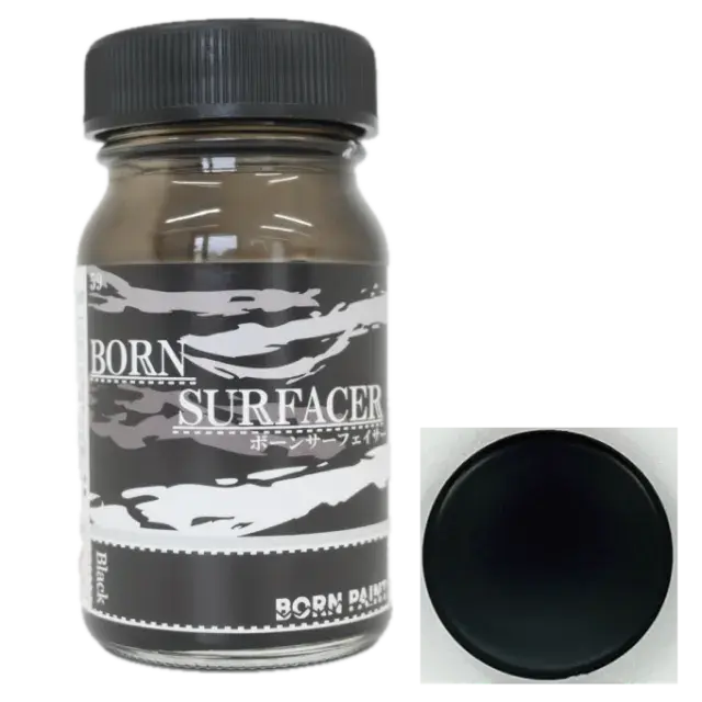ボーンペイント 塗料  ボーンサーフェイサー ブラック 50ml　BP-B59