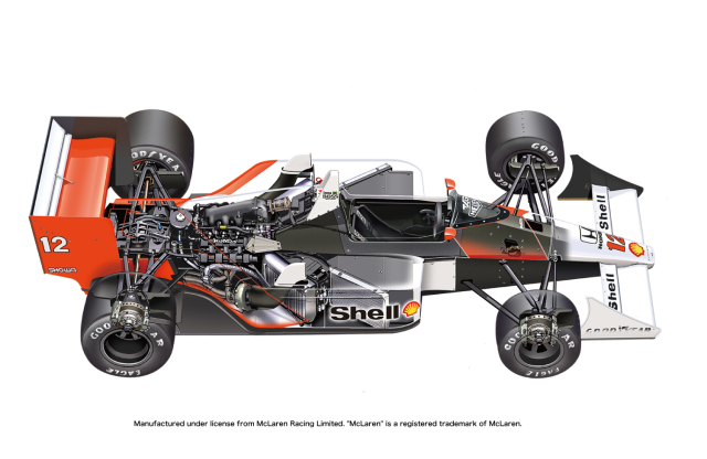 [メーカー完売]　BEEMAX/プラッツ 1/12 プラモデル マクラーレン MP4/4 1988 　BX12002