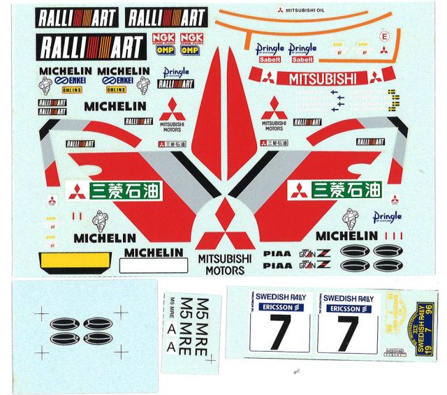 MSMクリエイション 1/24 ミツビシ ランサー Evo.3 1966 フルスポンサー