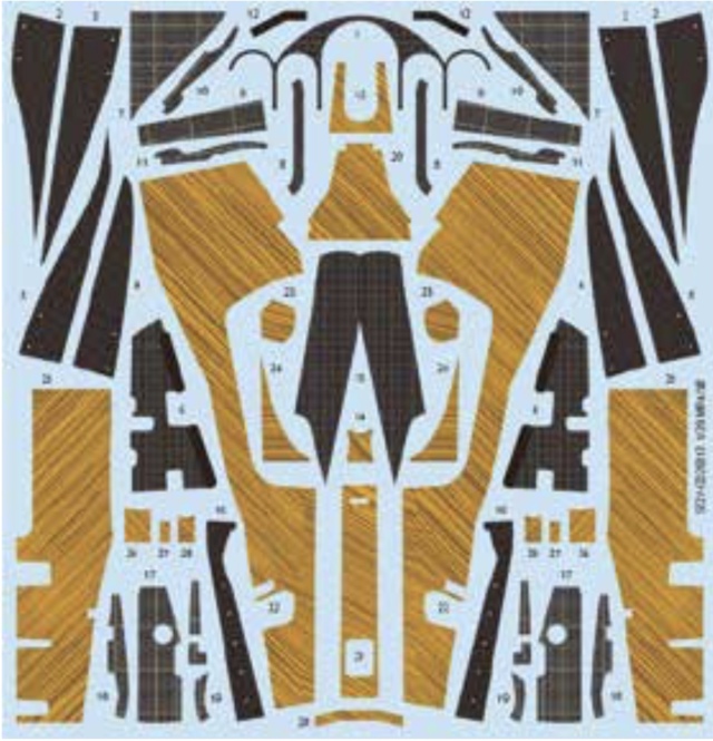 スタジオ27 デカール 1/20 マクラーレン MP4/4用 カーボン