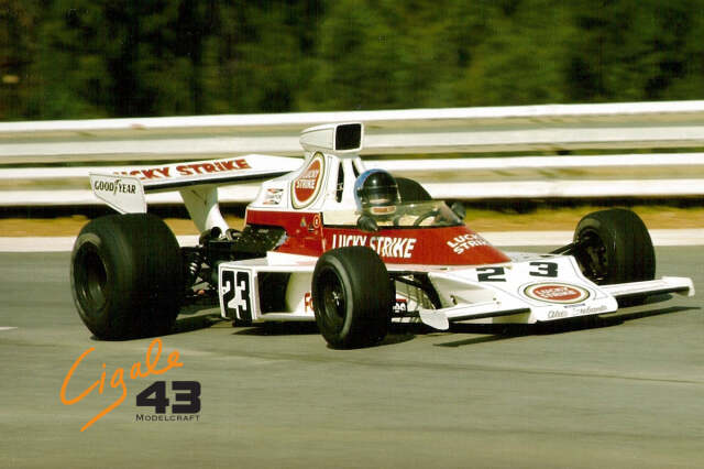 Cigale43 1/43 マクレーレン M23 ラッキーストライク 南アフリカ GP 1974 デイヴ・チャールトン CDS014