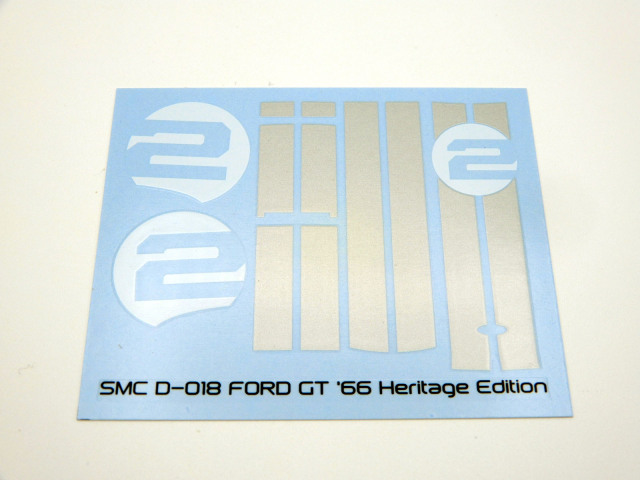 SMC 1/24 フォード GT 1966 ヘリテージ エディションデカール タミヤ対応　SMC-D018