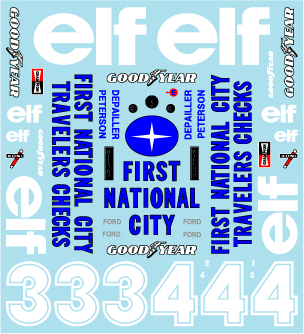 ミュージアムコレクション 1/24 ティレル P34 1976 リペイント用 フル