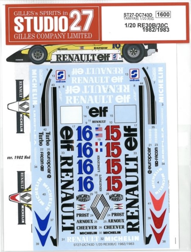 セットTamiya Brabham BT46 BT50 別売デカール付 SHUNKO 1/20 ブラバム BT46 1978-79 デカールセット タミヤ対応