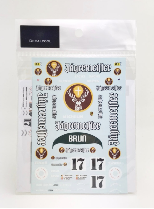 DecalPool 1/24 ポルシェ 962C イェーガーマイスター スパ