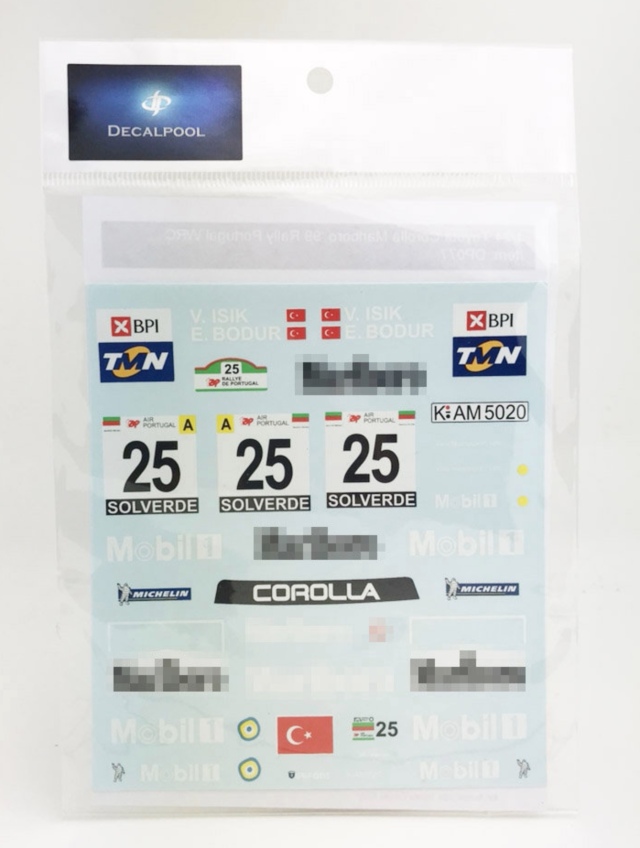 DecalPool 1/24 トヨタ カローラ WRC ポルトガル マルボロ