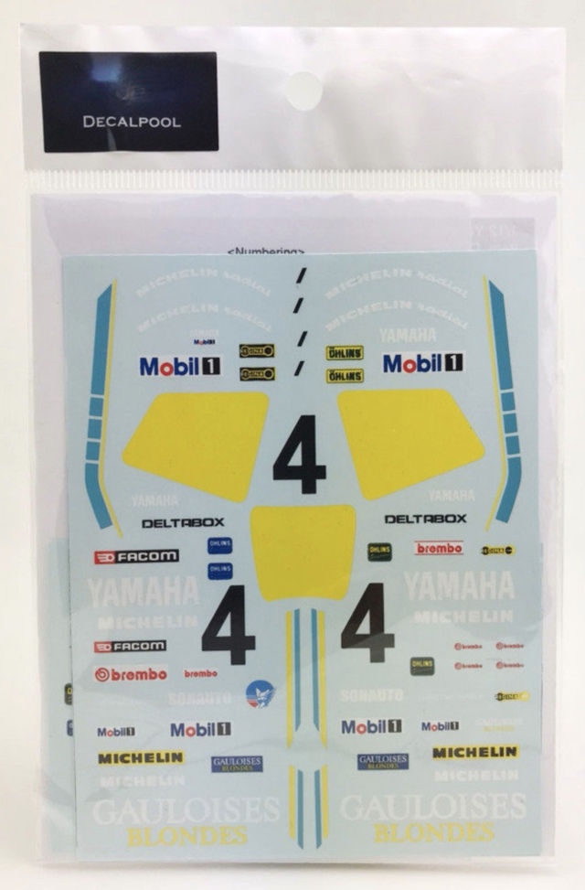 DecalPool 1/12 ヤマハ YZR500 ゴロワーズ WGP 1988 1889 フル