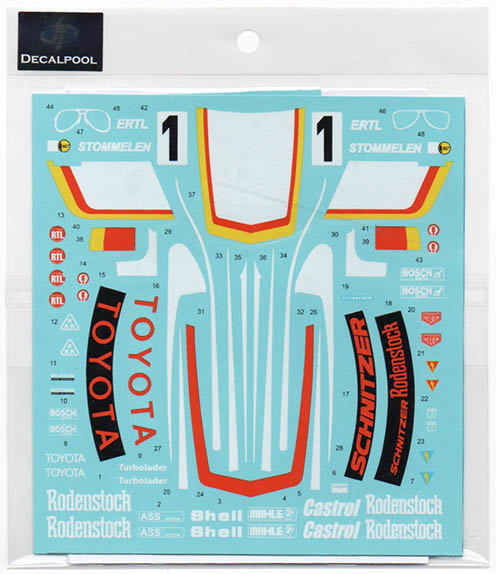 DecalPool 1/20 トヨタ セリカ ターボ LB Gr.5 1977 フルスポンサーデカール　DP249