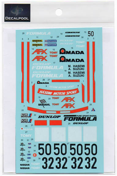 SK Decal 1/24 リーボック ニッサン スカイライン GTS-R R31 Gr.A JTC