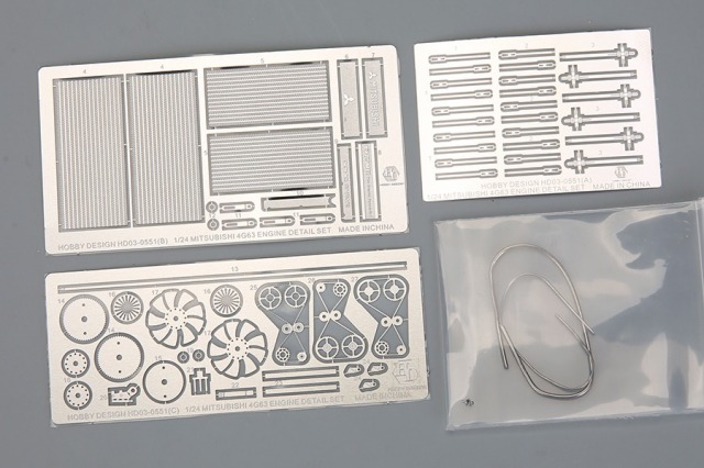 ホビーデザイン 1/24 ミツビシ 4G63 エンジンキット HD03-0551