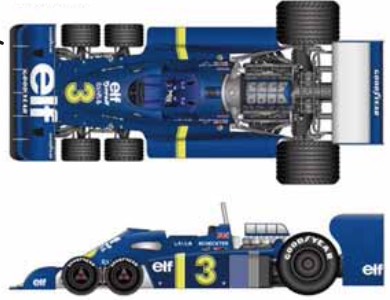 スタジオ27 1/20 ティレル P34 1976 日本GP ディティールアップパーツセット J.シェクター (タミヤ対応)　FP20158