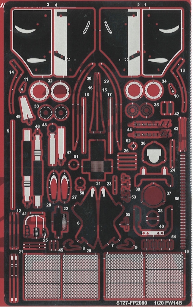 スタジオ27 1/20 ウィリアムズ FW14B  ディティールアップパーツ フジミ対応　FP2080