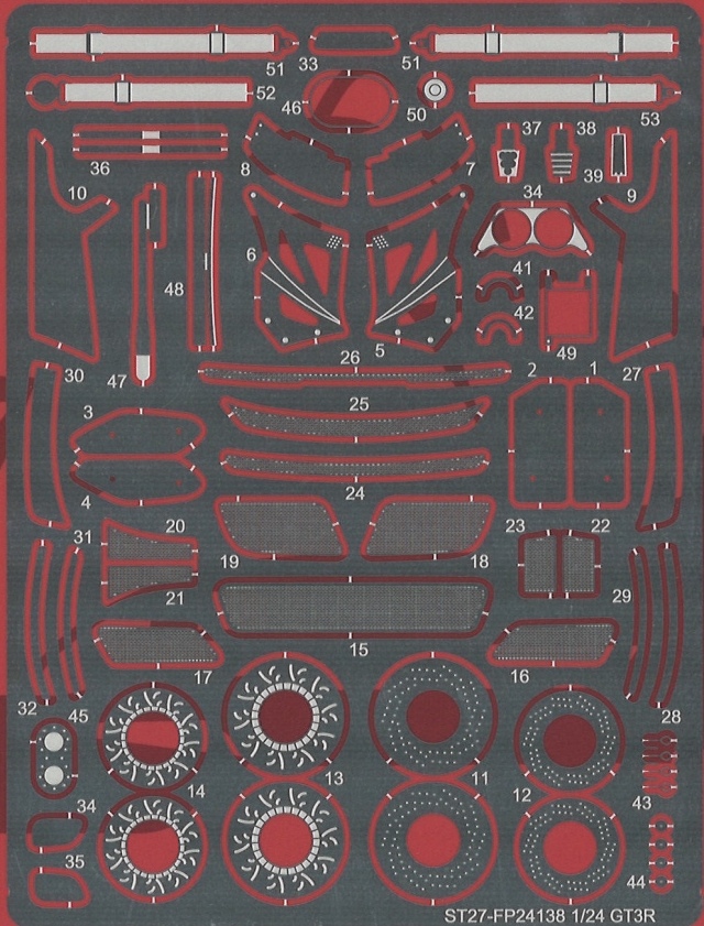 スタジオ27 1/24 ポルシェ 911 GT3R ディティールアップパーツ フジミ