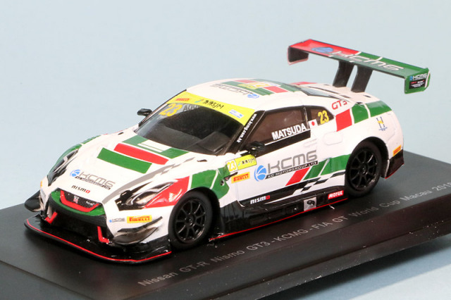 スパーク 1/64 ニッサン GT-R R35 GT3 KCMG FIA-GT FIA-GT マカオ 2018