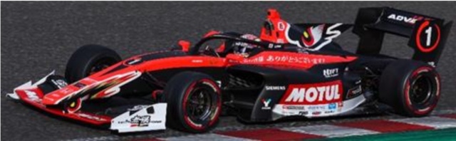 スパーク 1/43 モチュール TEAM MUGEN ホンダ M-TEC HR-417E No.1 SF19 スーパーフォーミュラー 2022 野尻智紀 限定500台　SJ110