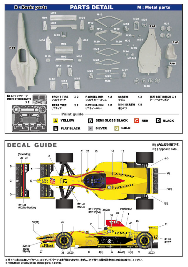 Studio27 1/20 Jordan EJ12 佐藤琢磨　スタジオ27 Studio27 1/20 Jordan EJ12 佐藤琢磨 スタジオ27