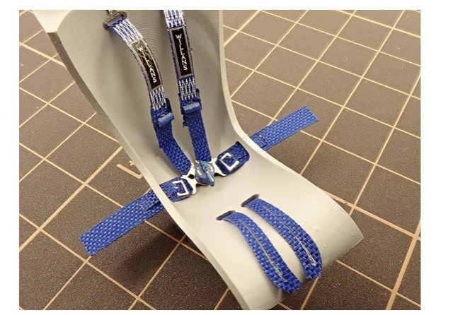 D.ヒル 本人実使用直筆サイン入り 6点式シートベルトウィリアムズ F1 Williams FW17 6点式シートベルト