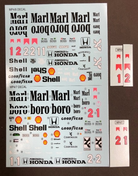 スタジオ27 1/20 マクラーレン MP4/7 グレードアップパーツ タミヤ対応