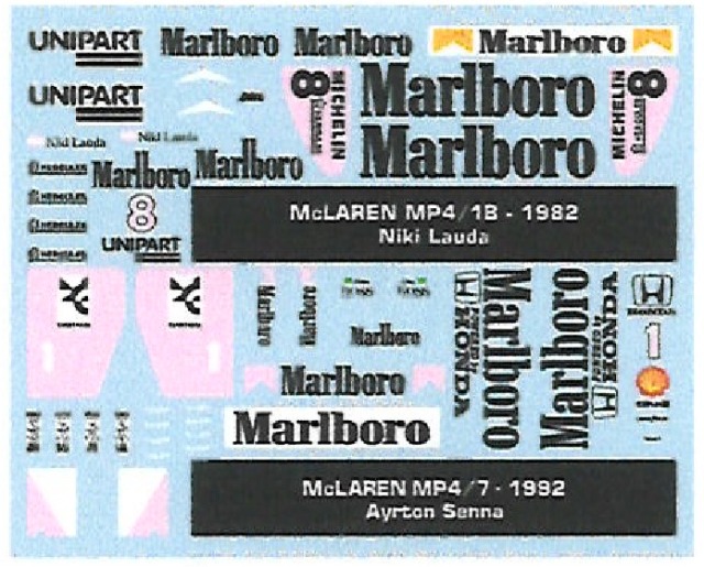 ミュージアムコレクション 1/43 隔週刊 F1コレクション 8 MP4/1 MP4/7