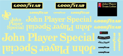 ミュージアムコレクション 1/12 ロータス 78 JPS タバコデカール タミヤ対応　MC-D1090